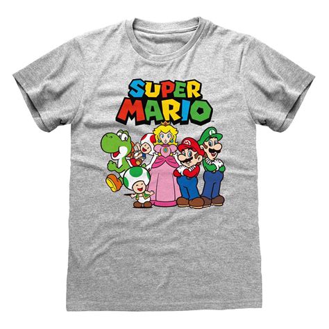 Nintendo - Super Mario - Vintage Group - Unisex T-Shirt - Toykoshi ...