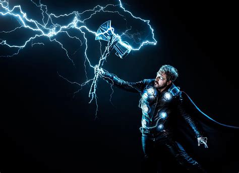 Mjolnir Lightning Wallpapers - Top Free Mjolnir Lightning Backgrounds ...