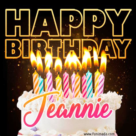 Happy Birthday Jeannie GIFs - Download on Funimada.com