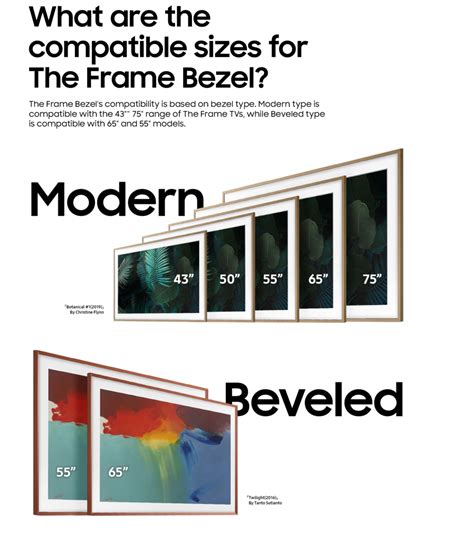 Samsung Frame Bezels - Heathcotes.co.nz