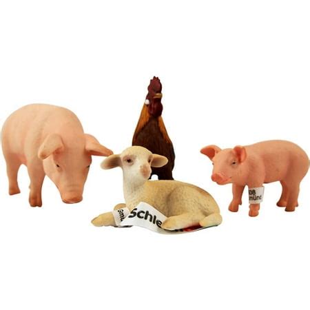 Schleich Farm Animals Figurine Set - Walmart.com