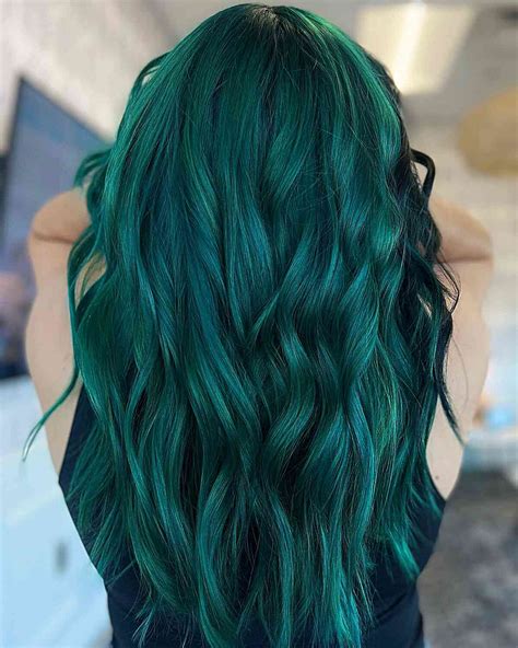 Bluish Green Hair