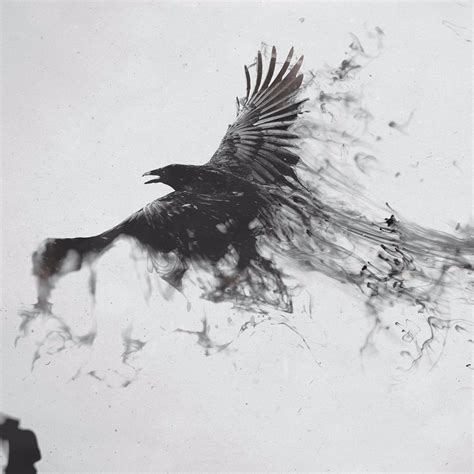 Crow Tattoo Drawing at PaintingValley.com | Explore collection of Crow ...