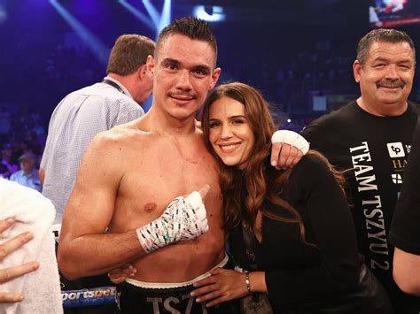 Tim Tszyu vs Dennis Hogan: Girlfriend Alexandra Constantine | video ...