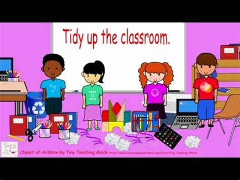 Tidy up the classroom - YouTube