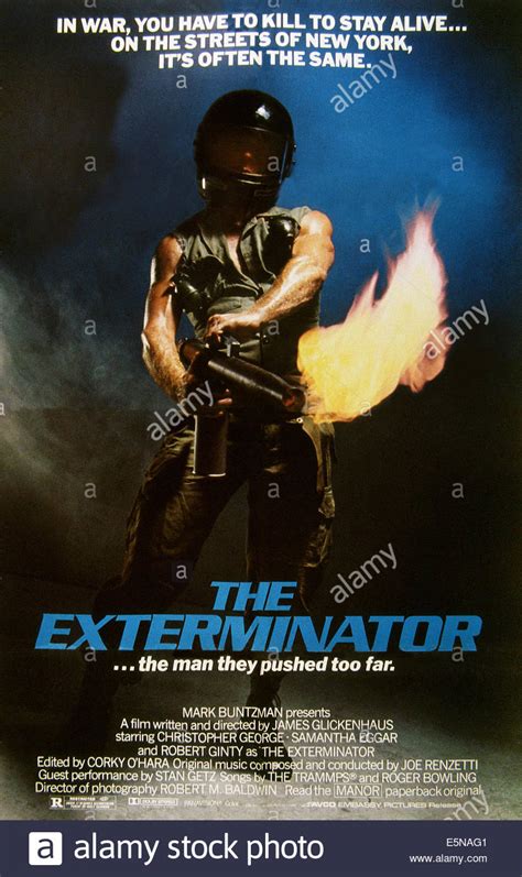 THE EXTERMINATOR, U.S. poster, Robert Ginty, 1980. © Avco Embassy ...