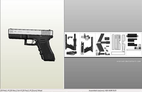 Paper Gun Templates Download