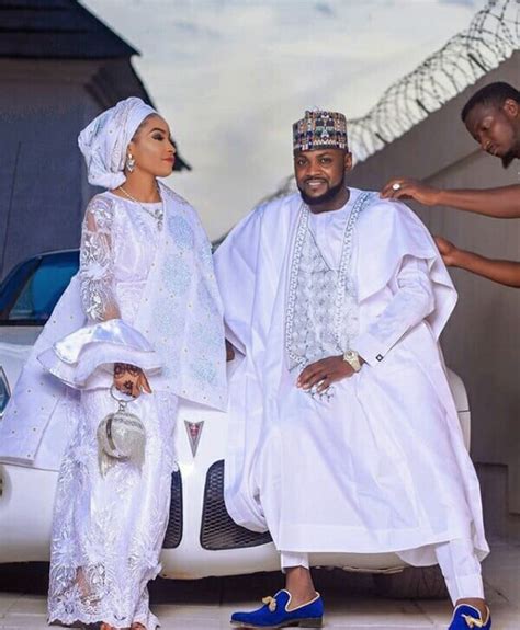 Clipkulture | Adam Zango and Bride In White Hausa Traditional Wedding ...