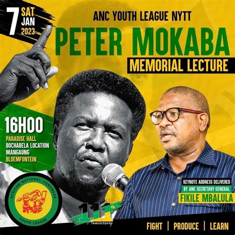 WATCH| Fikile Mbalula addressing the ANCYL Free State Peter Mokaba Memorial Lecture in Mangaung ...