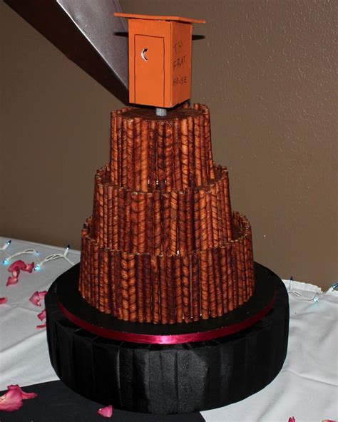 Aggie Bonfire Cake - CakeCentral.com