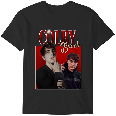 Colby Brock Homage T-Shirt, Youtuber Shirt, Sam And Colby Shirt, Colby ...