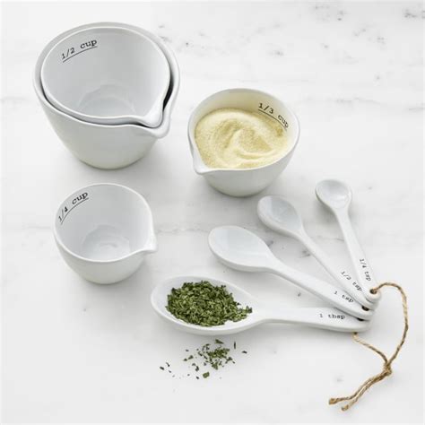 Modern Ceramic Measuring Cups & Spoons | Williams Sonoma