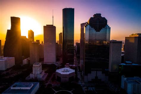 Houston Skyline Sunrise Stock Photos, Pictures & Royalty-Free Images ...