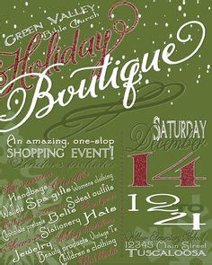 13 Holiday Bazaar Invitation ideas | holiday, christmas flyer, christmas craft fair