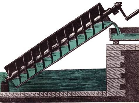 an old drawing of a telescope on top of a brick building with water ...