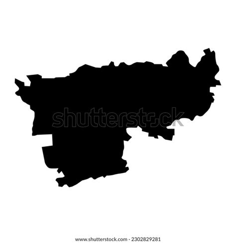 Ogre District Map Administrative Division Latvia Stock Vector (Royalty ...