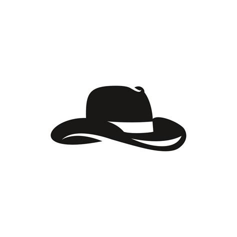 Western Cowboy Hat silhouette vector illustration 6753259 Vector Art at ...