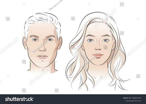 Face Shape Sketch: Over 63,844 Royalty-Free Licensable Stock Vectors ...