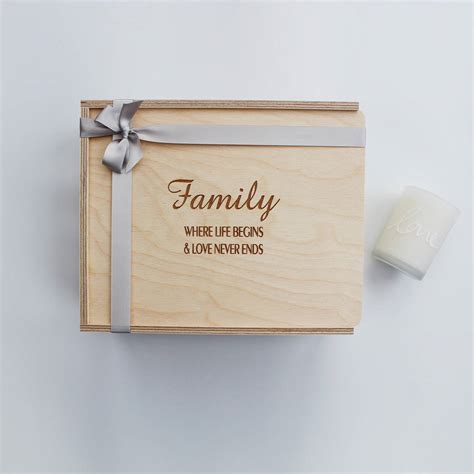 Personalised Engraved Wooden Gift Box Small Or Standard By ...