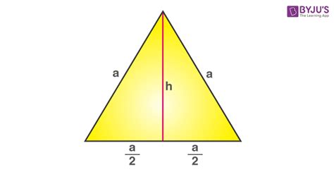 Area of an Equilateral Triangle- Formula, Definition, Derivation, Examples