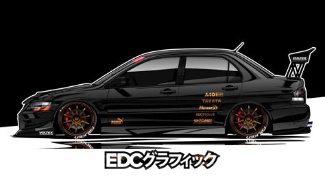 EDC Graphics, Infiniti G35, JDM, Japanese cars, Monster Energy, side ...