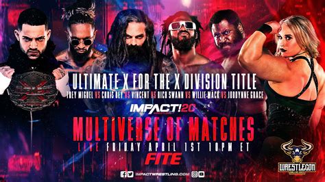 Impact Wrestling Multiverse Of Matches Final Card | Sports-Addict