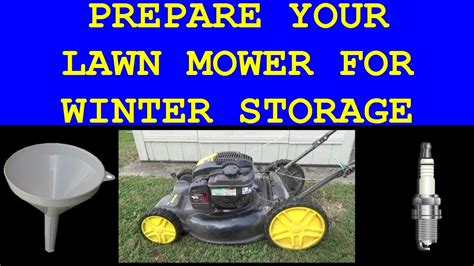 How To Store A Lawn Mower In Winter