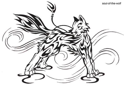Wind Wolf Tattoo by Mizehri on DeviantArt