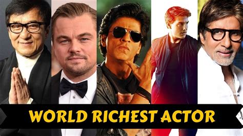 20 Richest Actors in The World 2021 With Net Worth - YouTube