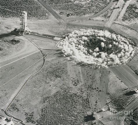 Underground Atomic Bomb Test Photograph by Los Alamos National ...