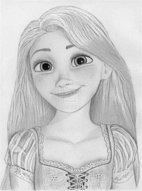 Easy Disney Princess Pencil Drawing - Smithcoreview