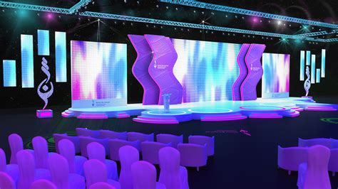 Conceptual Stage Design for - NBH Award Ceremeny on Behance