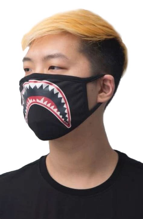 HUDSON Shark Mouth Face Mask E7133252 - Shiekh