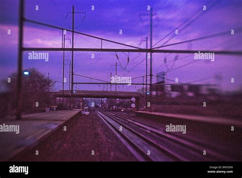 train station terminal platforms Stock Photo - Alamy