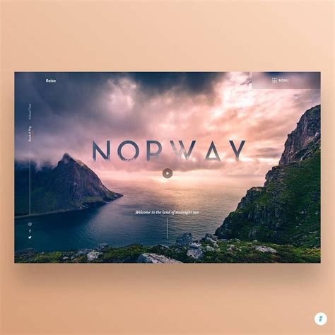 Norway Tourism Website Concept.⠀ - Norway Tourism Website Concept.⠀ Follow 👉 TheHotSkills | Web ...