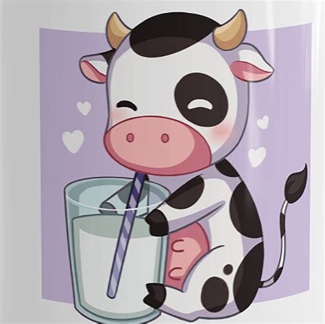 Kawaii Chibi Cow Sticker Chocolate Milk Cute Planner - vrogue.co