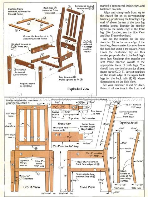 Get Dining Room Chair Building Plans Pictures