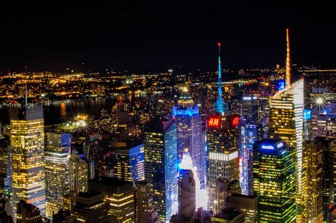 View from Empire State Building at Night NYC – New Yorker Tips