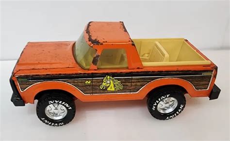 NYLINT CADET ORANGE Ford Bronco #1060 Woody Vintage Toy Truck £47.49 - PicClick UK