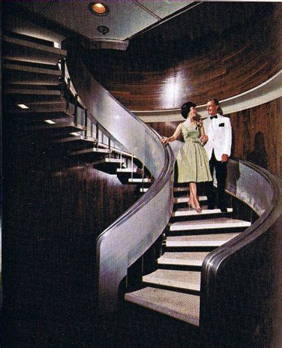 "Canberra" - Spiral staircase | Cruise ships interior, Luxury cruise ship, Abandoned ships