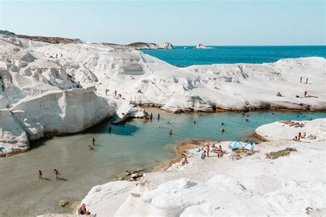 Moonscapes of Sarakiniko Beach in Milos, Greece - Find Us Lost