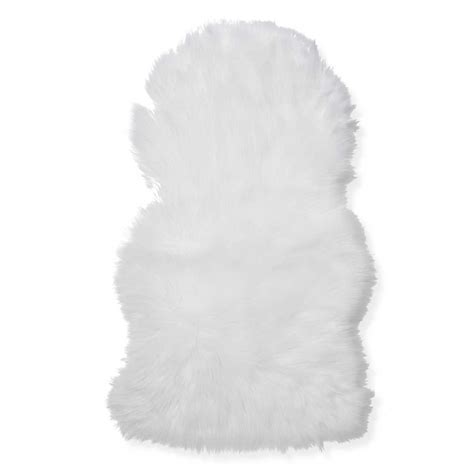 House & Home Faux Fur Rug - White | BIG W
