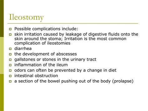 PPT - Bowel Diversion: Ostomies PowerPoint Presentation, free download - ID:998577