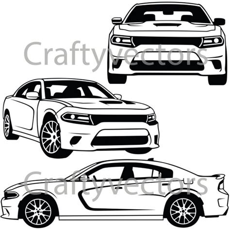 Dodge Charger Vector at GetDrawings | Free download