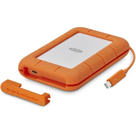 LaCie 500GB Rugged Thunderbolt External SSD with USB STFS500400