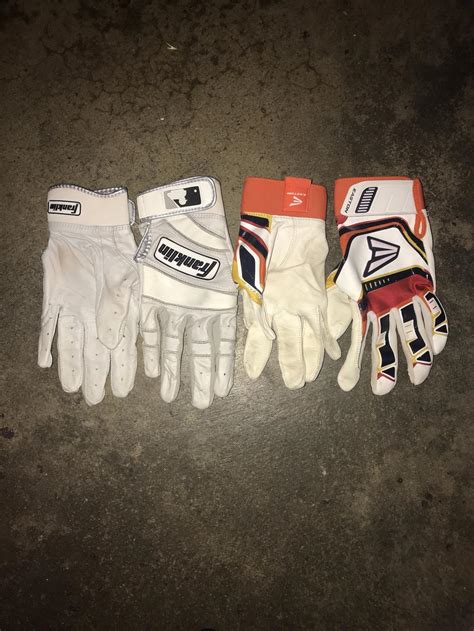 Easton Alex Bregman Batting Gloves And White Franklins | SidelineSwap