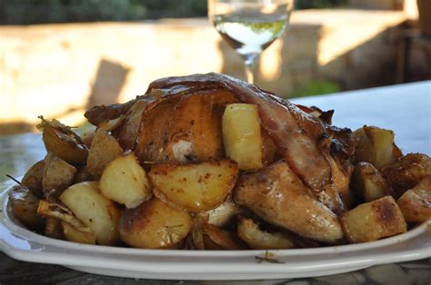 Bite Me: Jamie Oliver's Roast Chicken with Lemon and Bacon-Rosemary Potatoes