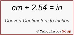 cm to inches (cm to in) | centimeters to inches