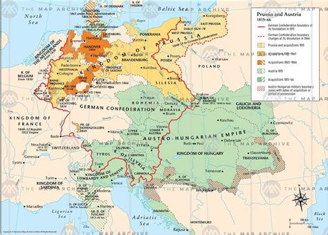 Central Europe, Prussia and Austria and their acquisitions 1815-66 : r ...