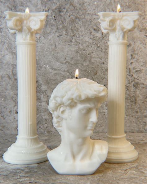 Objet: Candles Inspired by Classical Sculptures